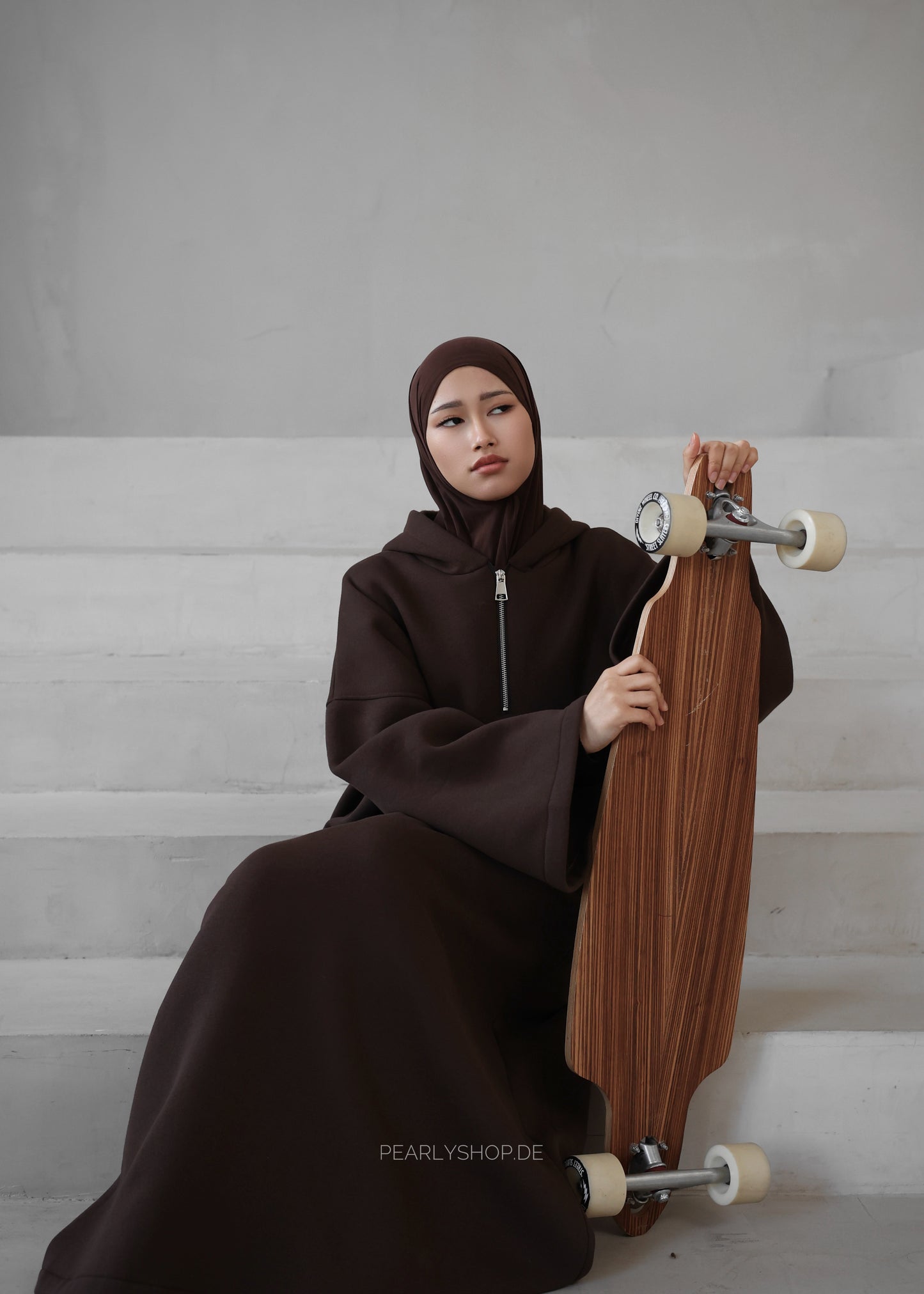 Hoodie Dress CHOCOLATE