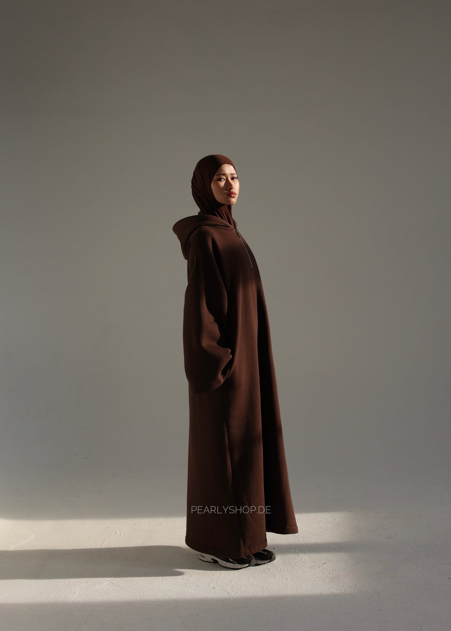 Hoodie Dress CHOCOLATE