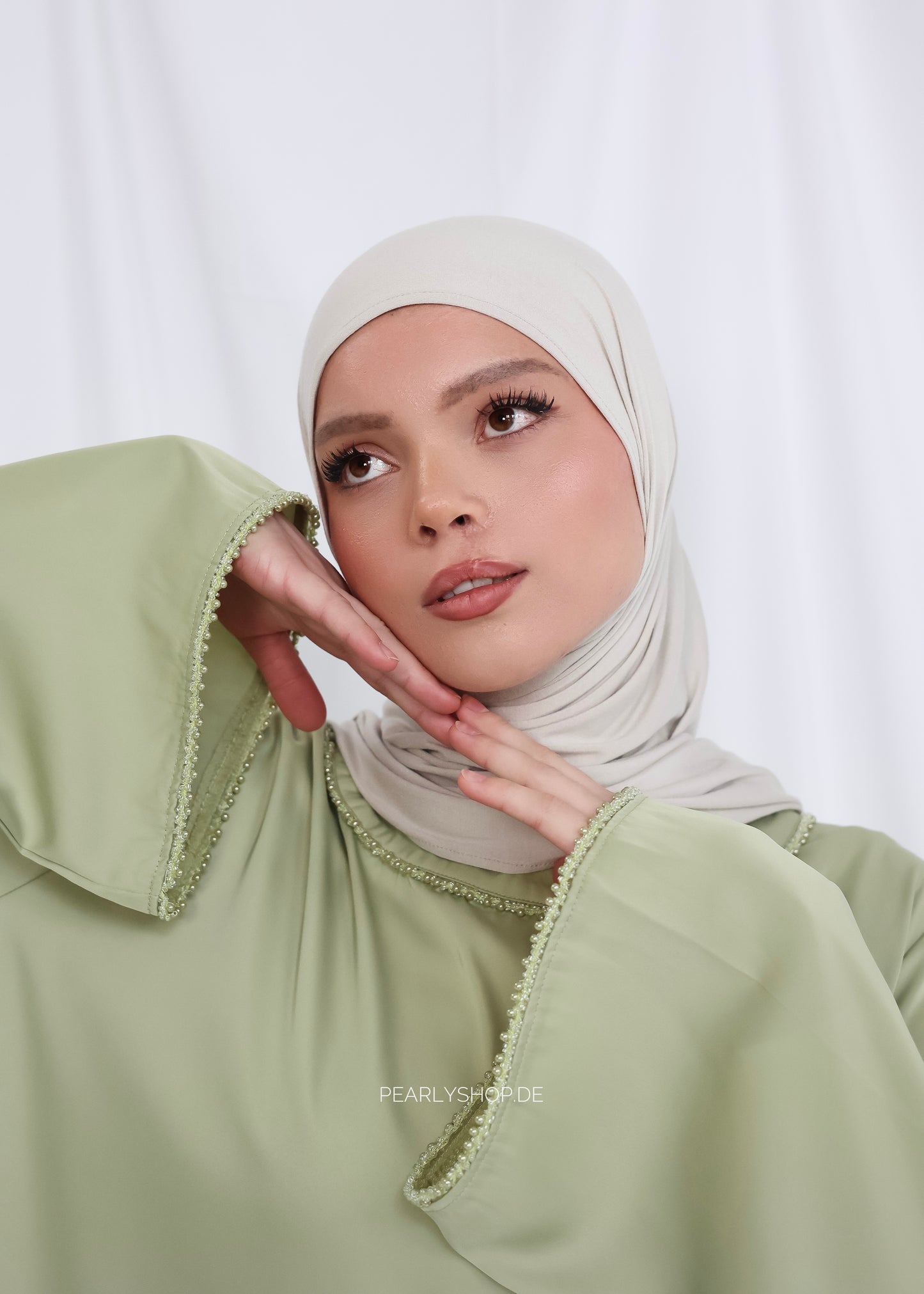 Abaya IMAN Leaf