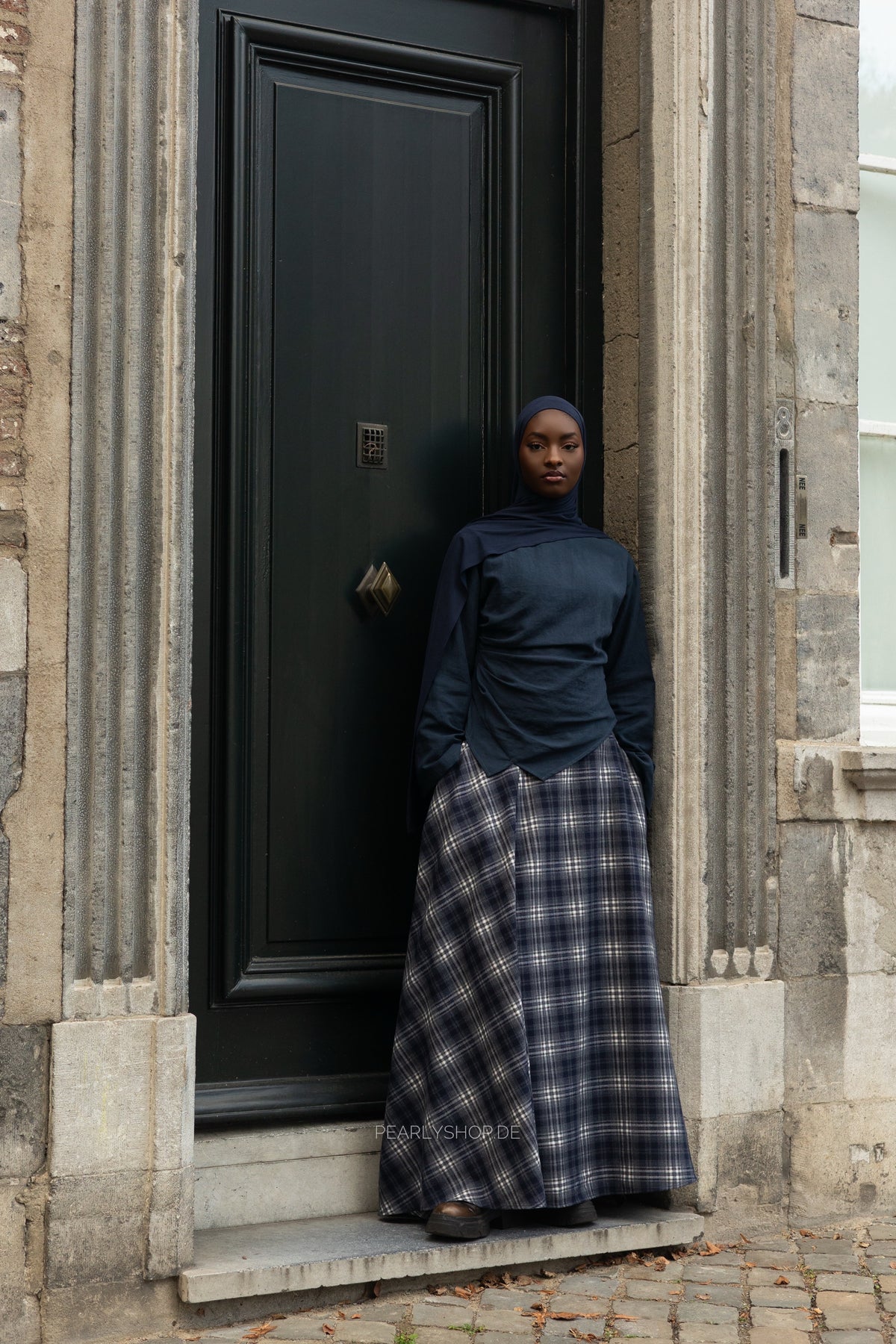 Plaid Skirt BLUE