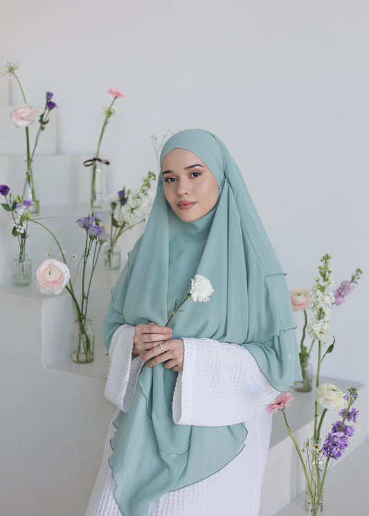 Chiffon Khimar MINT