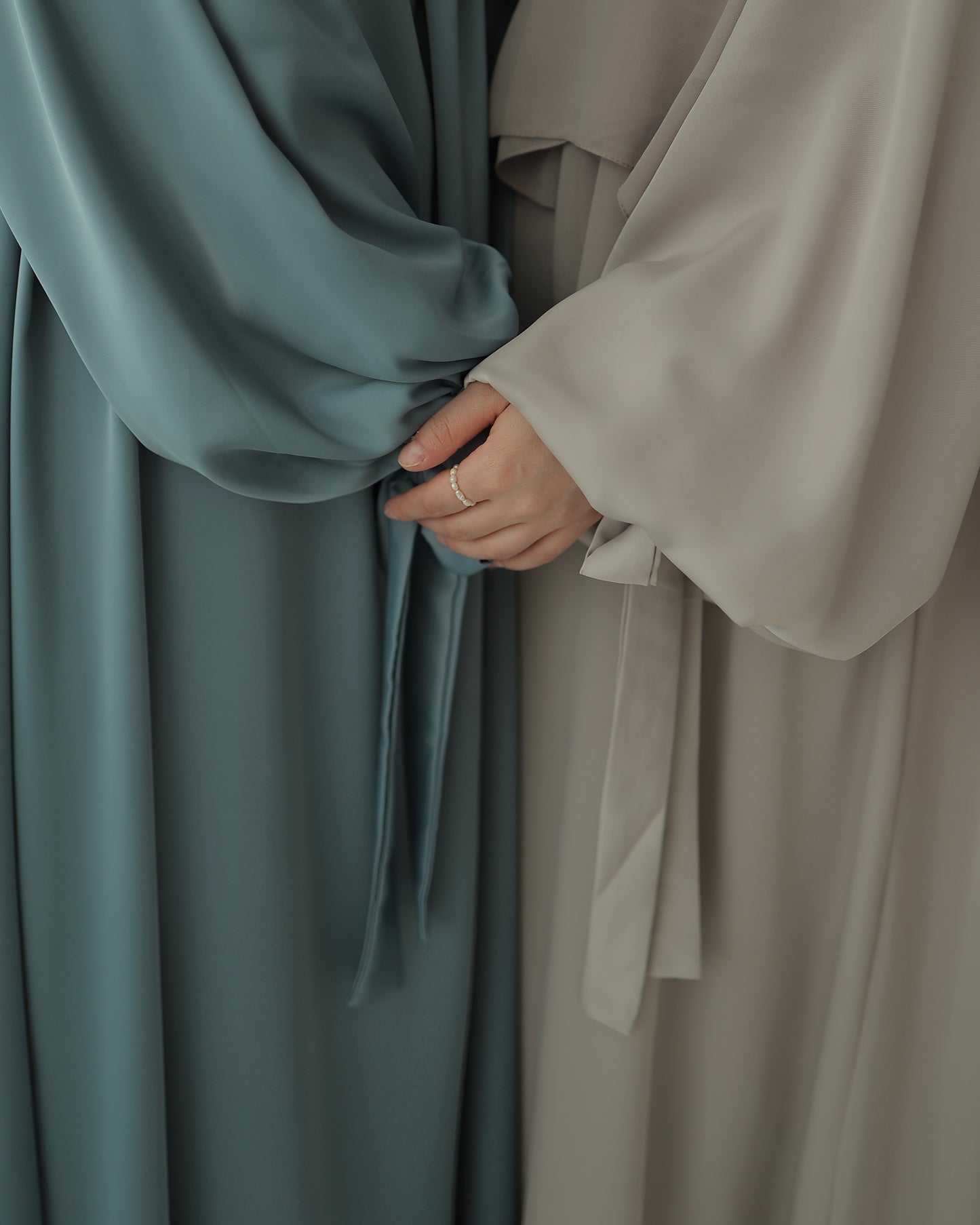 Satin Abaya PEARL (ohne Gürtel)