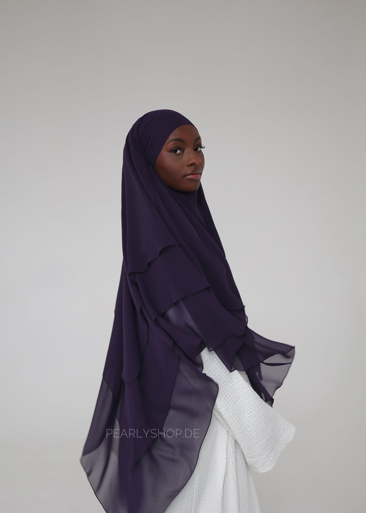 Chiffon Khimar AMETHYST