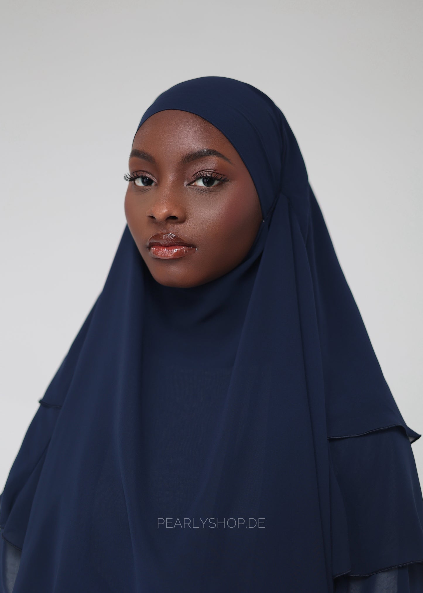 Chiffon Khimar MIDNIGHT BLUE