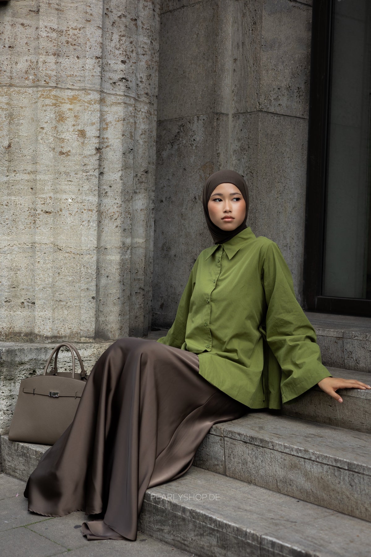 COTTON Blouse PESTO