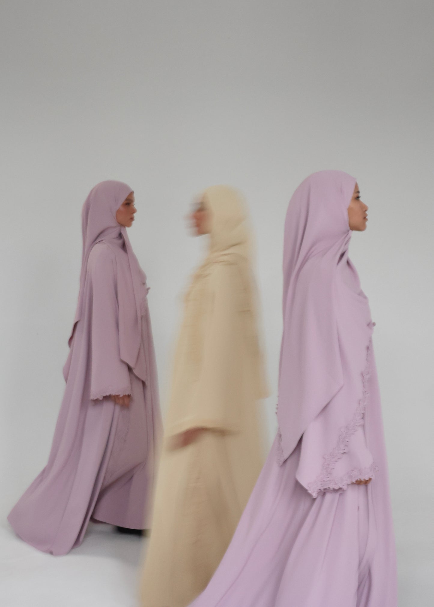 Abaya DUA Butter Yellow